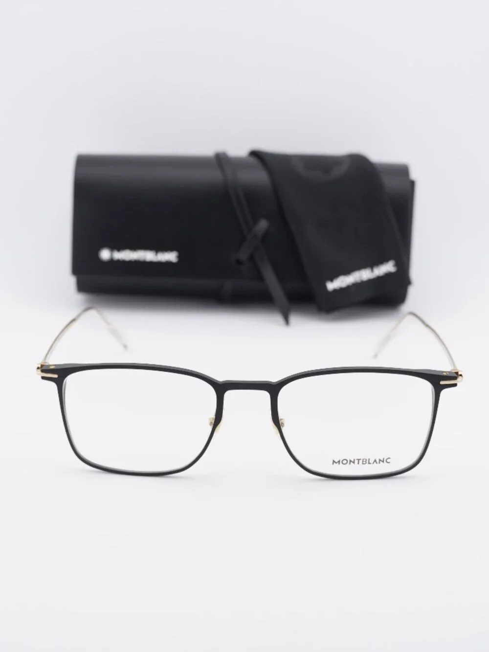 Montblanc MB0193O 002 Rectangle Eyeglasses 55mm – Black